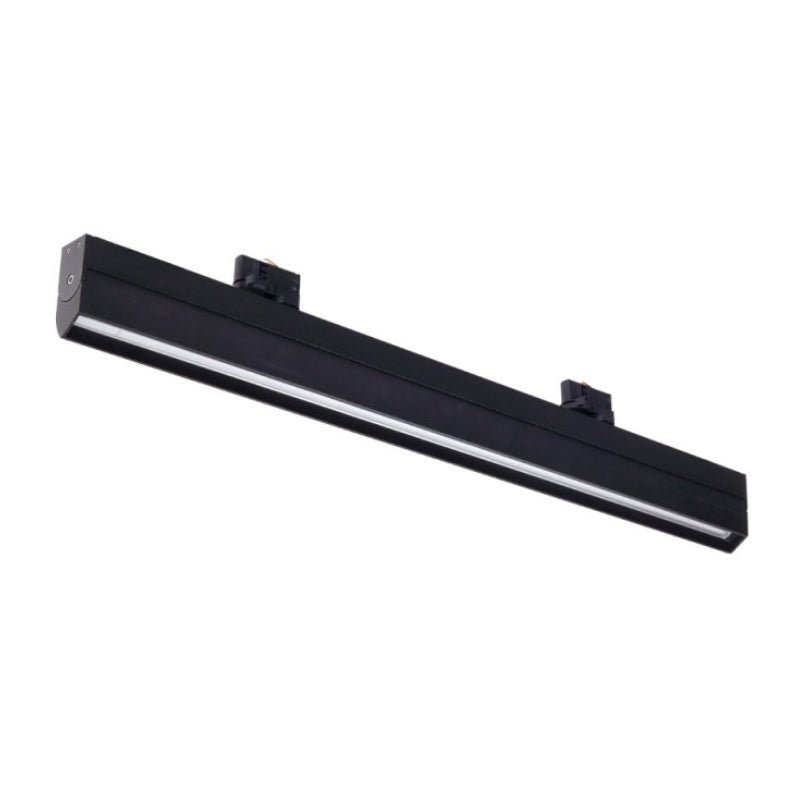 Spot LED sur Rail Linéaire Triphasé 90cm 40W Noir Garantie 5 ans - Silamp France