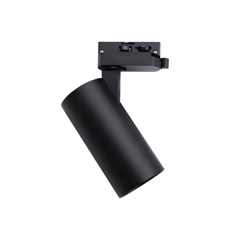 Spot LED sur Rail Monophasé CCT 20W 60° Noir - 3000K/4000K/6500K - Silamp France