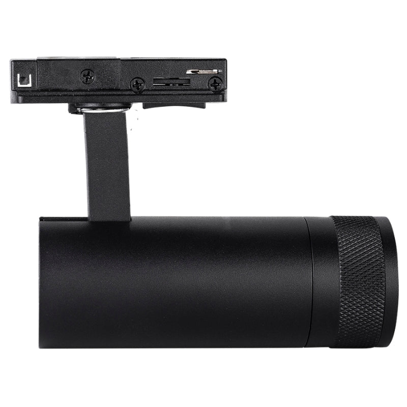 Spot LED sur Rail Noir Angle Ajustable Monophasé 30W 15 - 60° CCT TRIAC Dimmable - 3000K/4000K/6000K - Silamp France