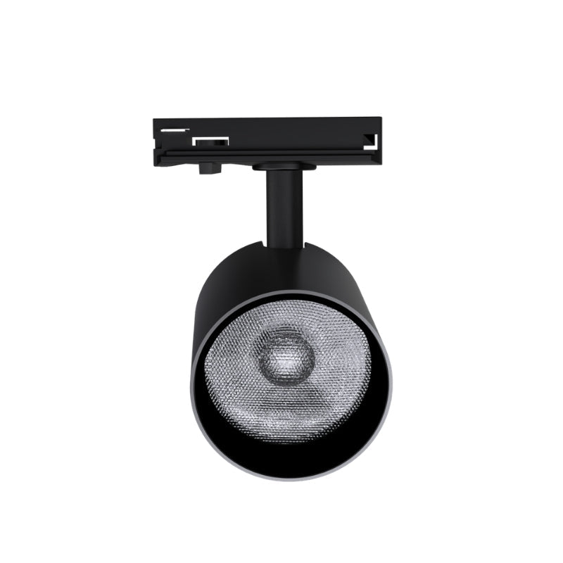 Spot LED sur Rail Noir Monophasé 24W 36° TRIAC Dimmable - Silamp France