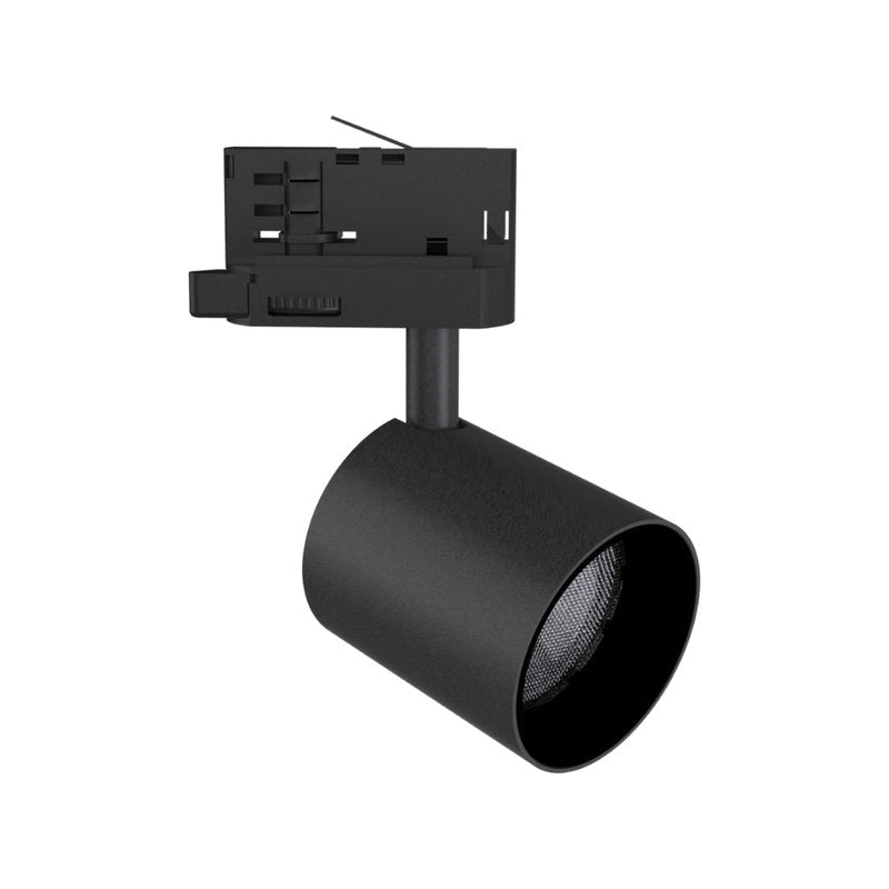 Spot LED sur Rail Noir Triphasé 24W 36° TRIAC Dimmable - Silamp France