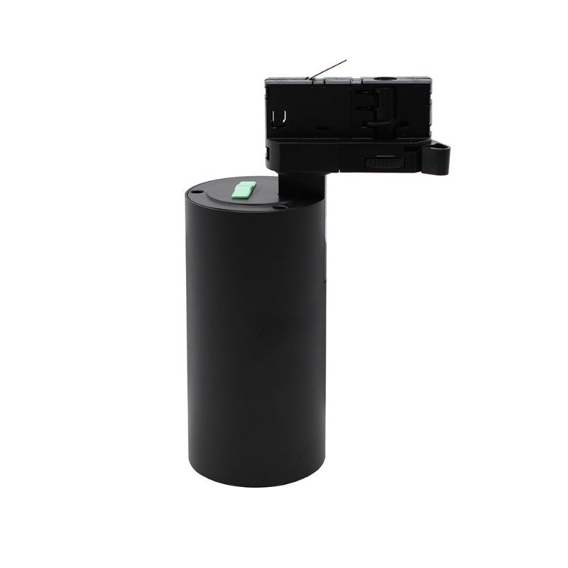 Spot LED sur Rail Triphasé CCT 20W 60° Noir - 3000K/4000K/6500K - Silamp France