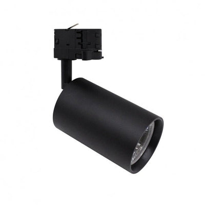 Spot LED sur Rail Triphasé CCT 30W 60° Noir - 3000K/4000K/6500K
