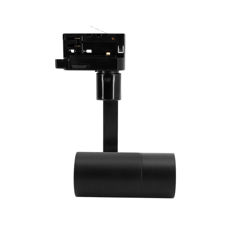 Spot LED sur Rail Triphasé NOIR 36° pour ampoule GU10 - Silamp France