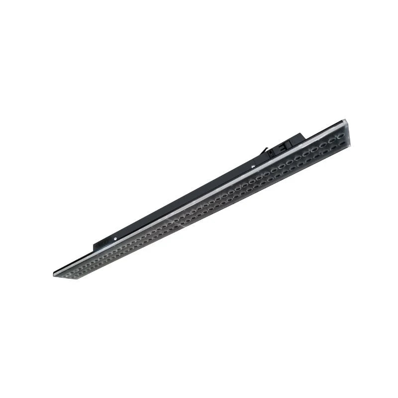 Spot Linéaire LED sur Rail Triphasé 60cm Noir - Puissance Ajustable - Silamp France