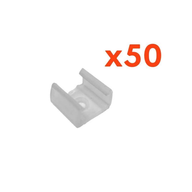 Support de Fixation Ruban LED Fin 220V SMD2835 (Pack de 50) - Silamp France
