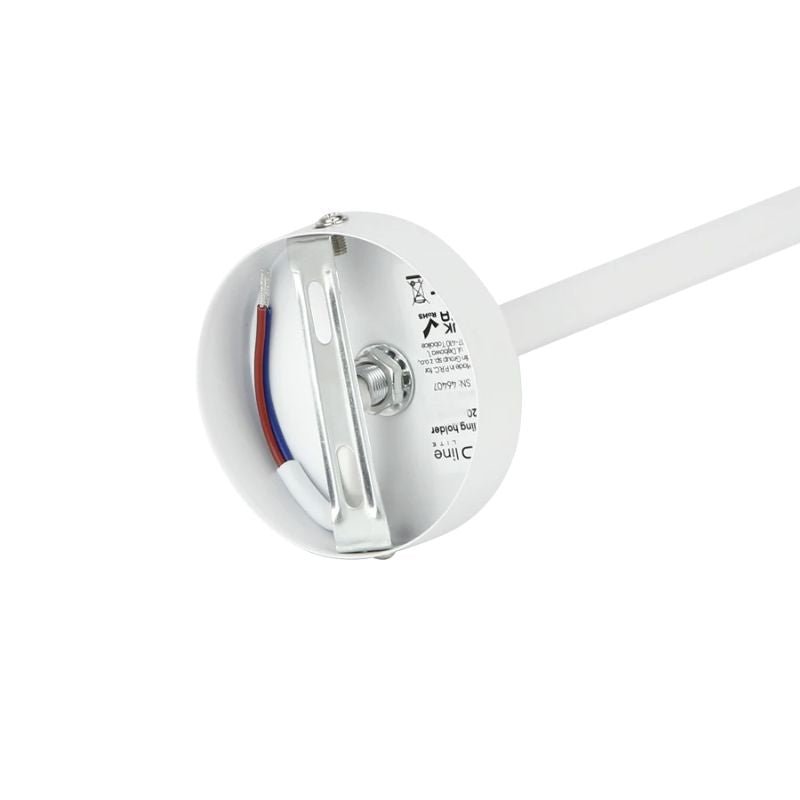 Support de plafond 50 - 100cm pour Spot LED 3en1 - Blanc - Silamp France