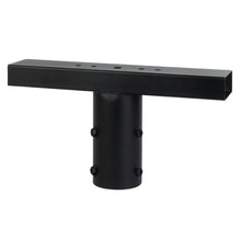 Support de Projecteur T pour Mât d'Éclairage Noir