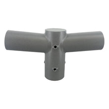 Support Gris 2 Luminaires pour Mât d'Éclairage