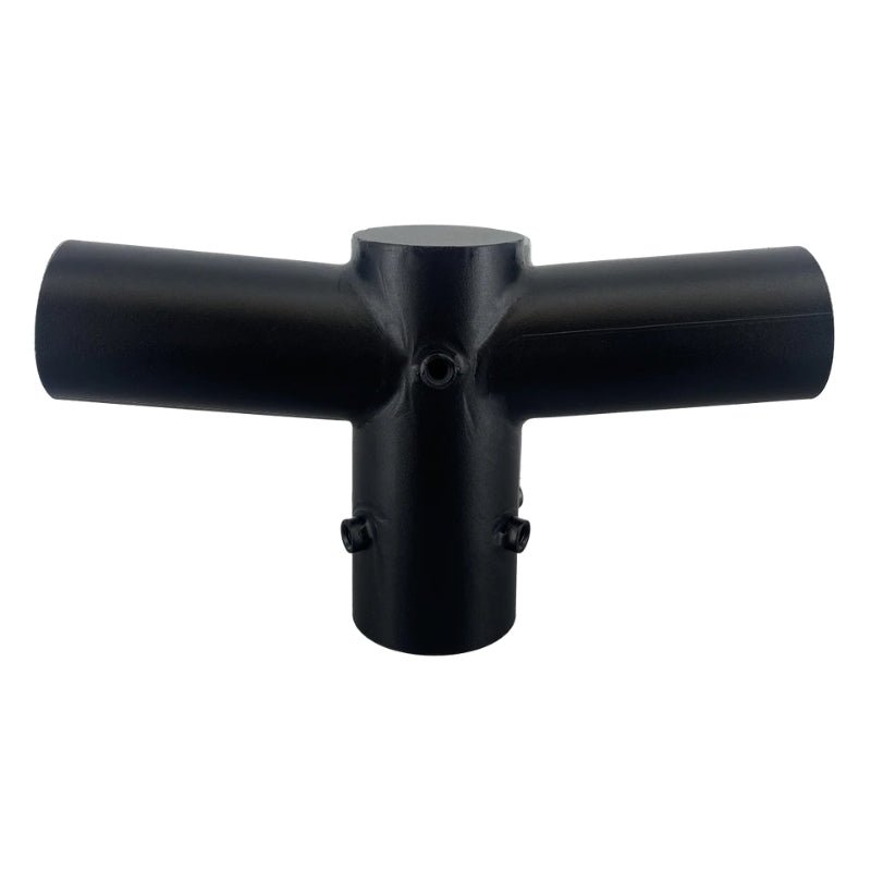 Support Noir 2 Luminaires pour Mât d'Éclairage - Silamp France