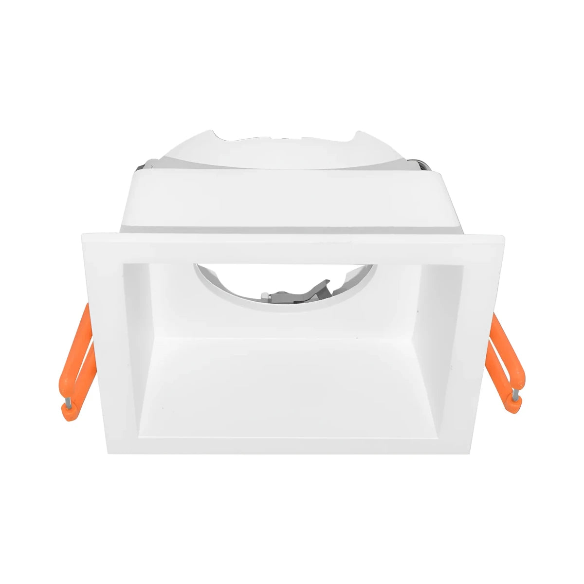 Support Spot Encastrable Carré Blanc - Silamp France