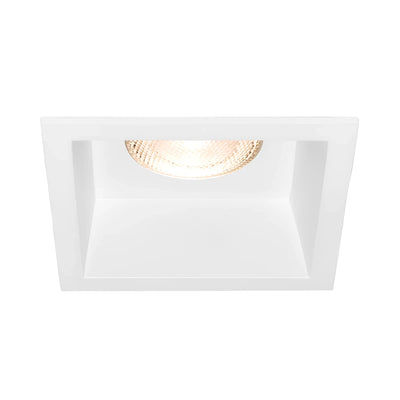 Support Spot Encastrable Carré Blanc