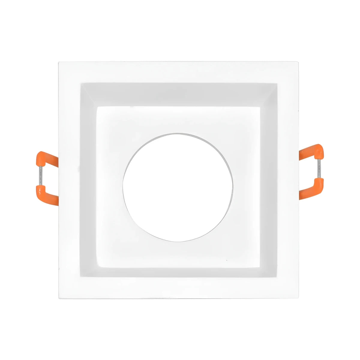 Support Spot Encastrable Carré Blanc - Silamp France