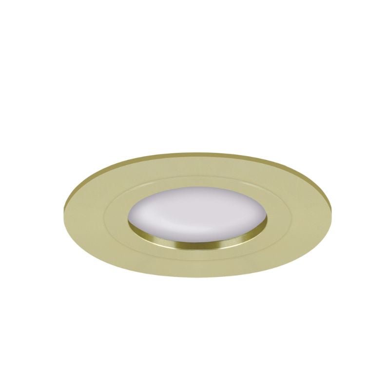 Support Spot Encastré GU10 Rond Doré - Silamp France