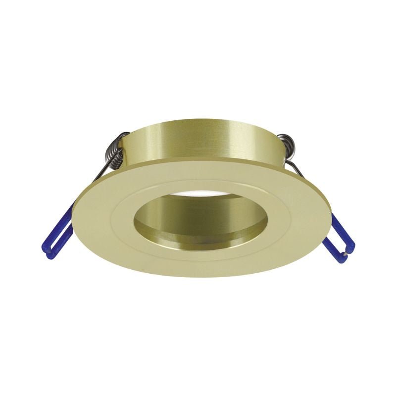 Support Spot Encastré GU10 Rond Doré - Silamp France