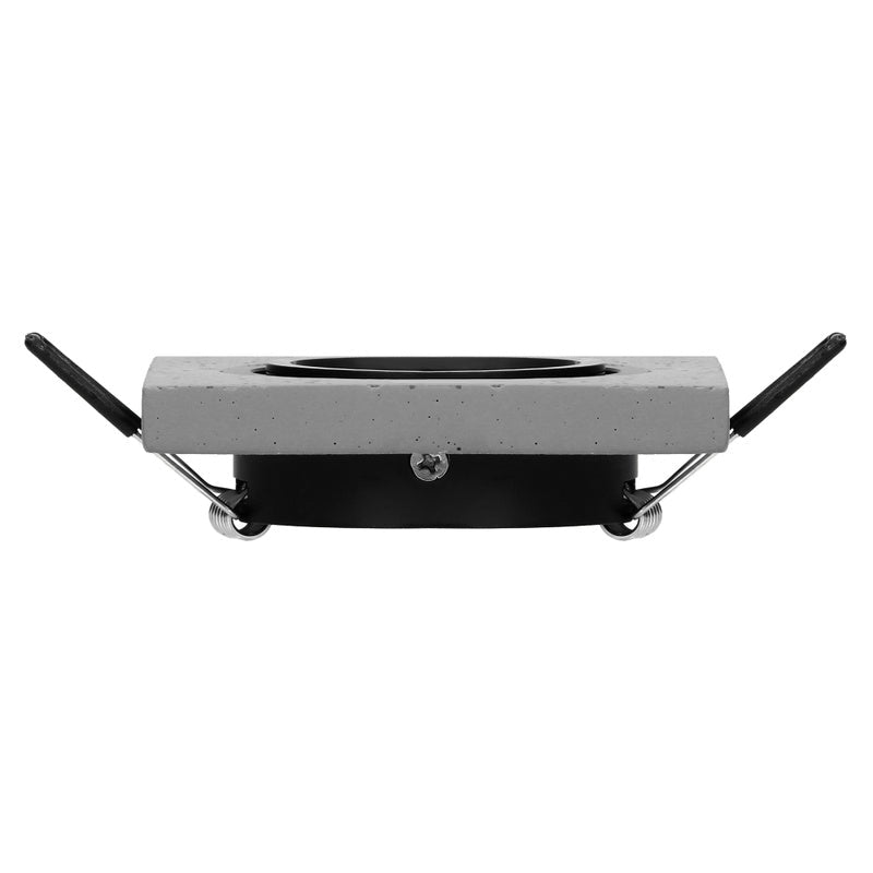 Support Spot GU10/MR16 Encastrable Carré Orientable Béton - Silamp France