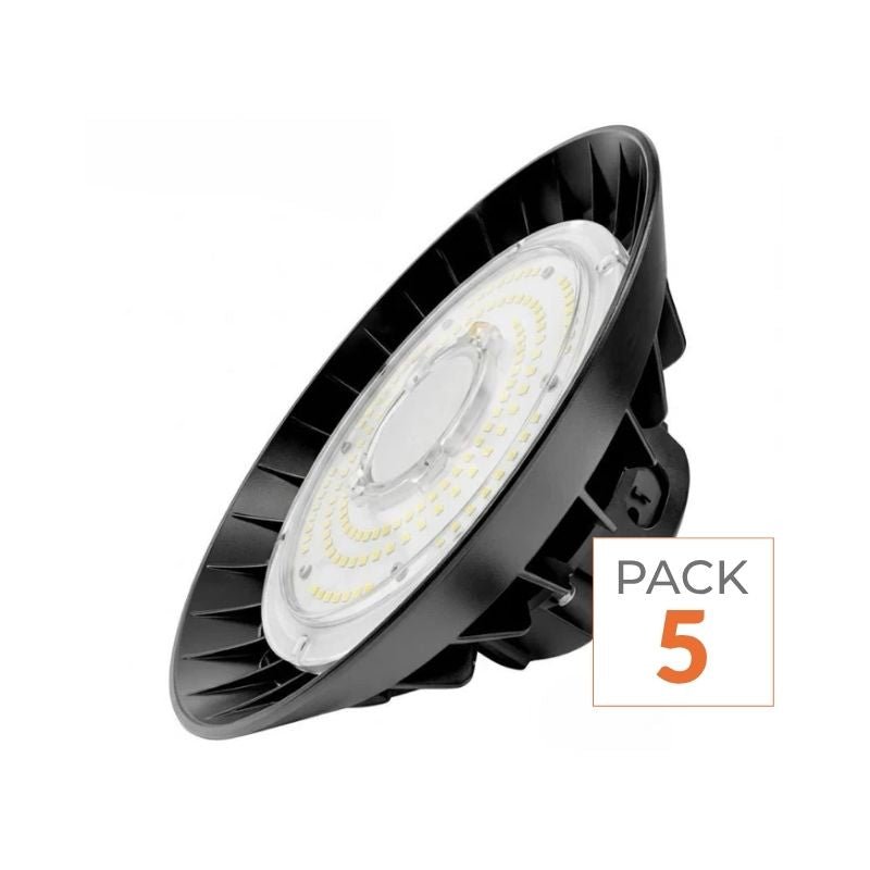Suspension Industrielle UFO 100W 160lm/W avec Détecteur de mouvement (Lot de 5) - Silamp France