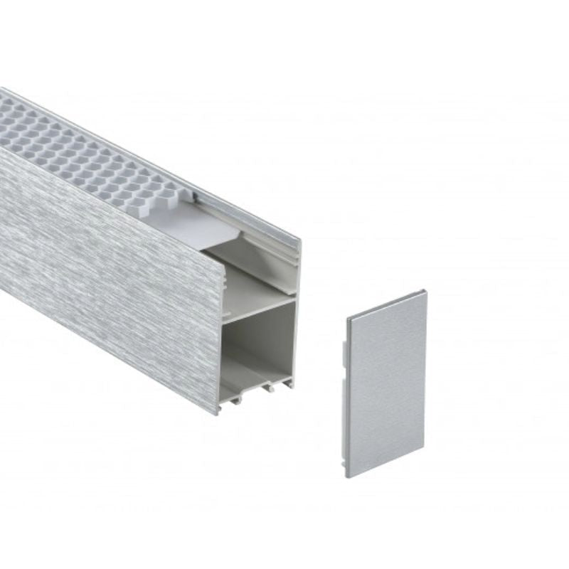Suspension Linéaire 120cm 38W Argent CCT - 2800K/4500K/6000K - Silamp France