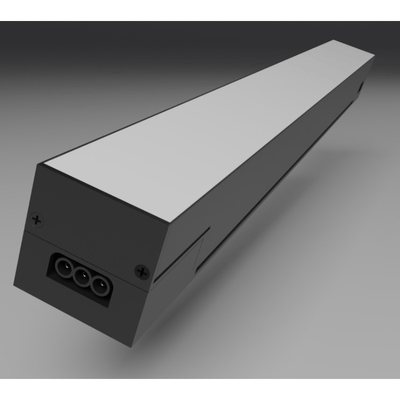 Suspension Linéaire 36W 90cm Noire CCT Interconnectable - 3000K/4000K/6000K