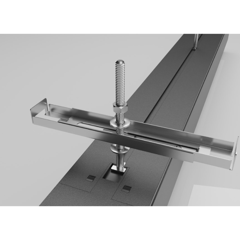 Suspension Linéaire 36W 90cm Noire CCT Interconnectable - 3000K/4000K/6000K - Silamp France