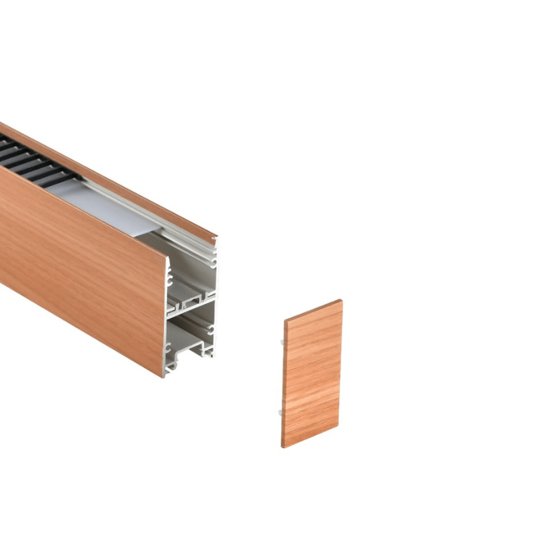 Suspension Linéaire 38W Effet Bois CCT - 2800K/4500K/6000K - Silamp France