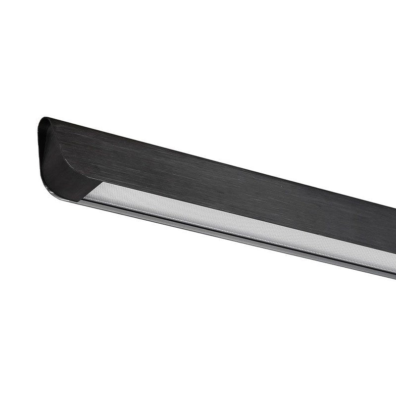 Suspension Linéaire LED 36W CCT Diffusion Large 100° Noir 120cm - Silamp France
