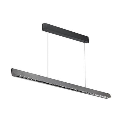 Suspension Linéaire LED 36W CCT Faisceau Concentré 60° Gris Mat 120cm
