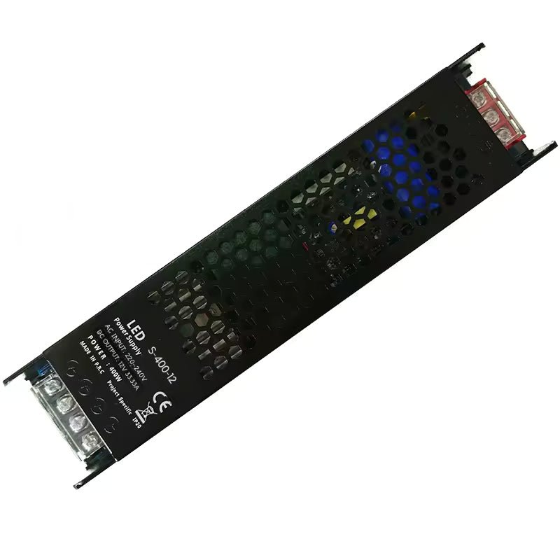 Transformateur 220V 12V 400W IP20 DC 33A - Silamp France
