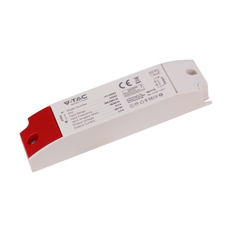 Transformateur 60W 24V 2,5A IP44 - Silamp France