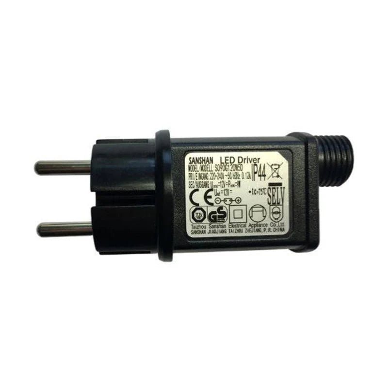 Transformateur Guirlande LED 12V 9W IP44 - Silamp France