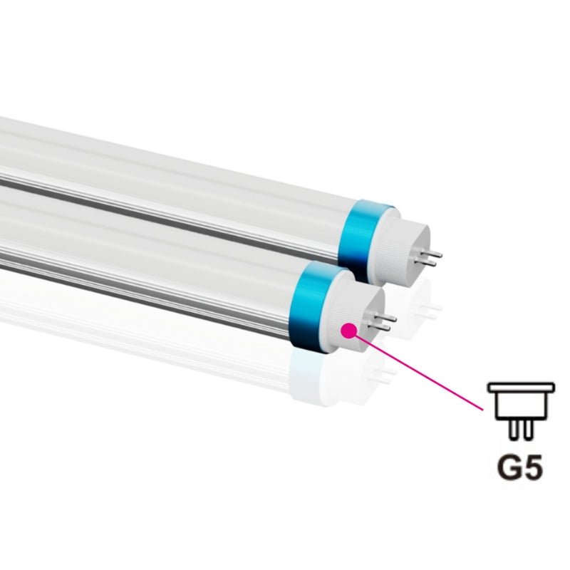 Tube LED 145cm T5 25W 140lm/W Connexion 1 Côté - Silamp France