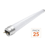 Pack de  25 - Tube Néon LED T8 60cm 9W Haut rendement