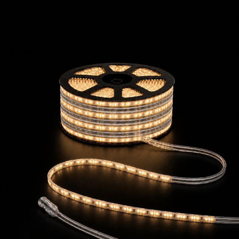 Ruban LED Tunnel 25M 2835 220V AC 9W/m IP65 120 LED/m - Raccordable 250M