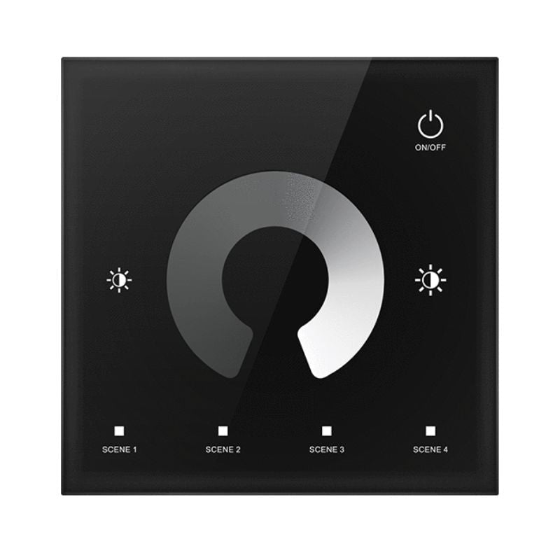 Variateur LED Monocouleur 12 - 48V DC Max 10A - Noir - Silamp France