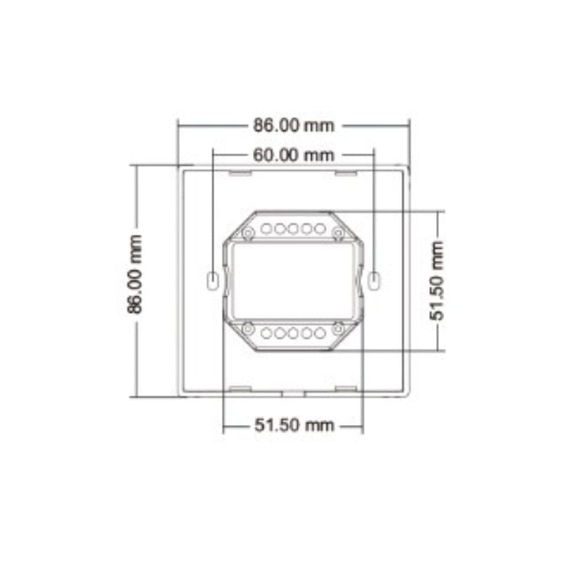 Variateur LED Mural avec Bouton Rotatif 220V 360W TRIAC - Blanc - Silamp France