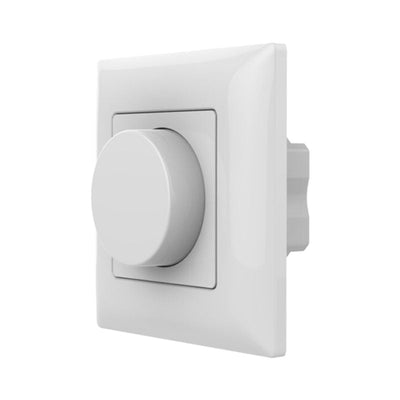 Variateur LED Mural avec Bouton Rotatif 220V 360W TRIAC - Blanc
