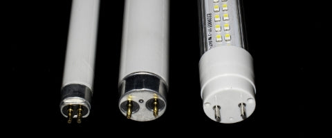 Le branchement d'une réglette LED