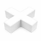 Connecteur X 10W pour Suspension Linéaire Interconnectable BLANC