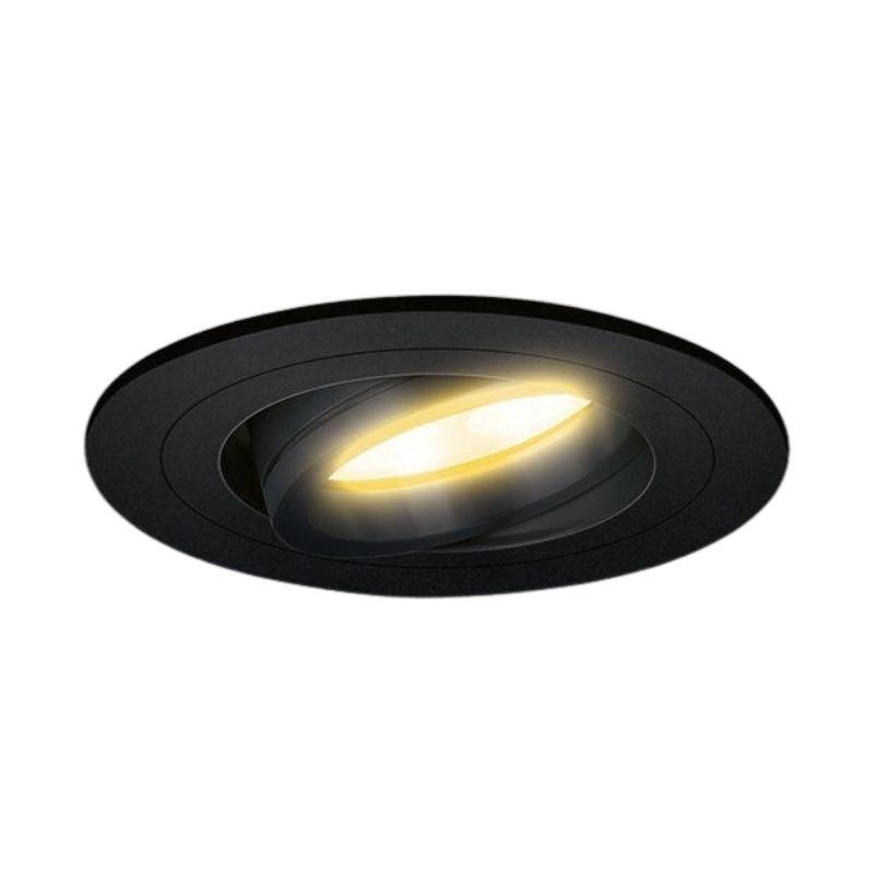 Spot LED Encastrable Orientable 5W Rond Noir SMD