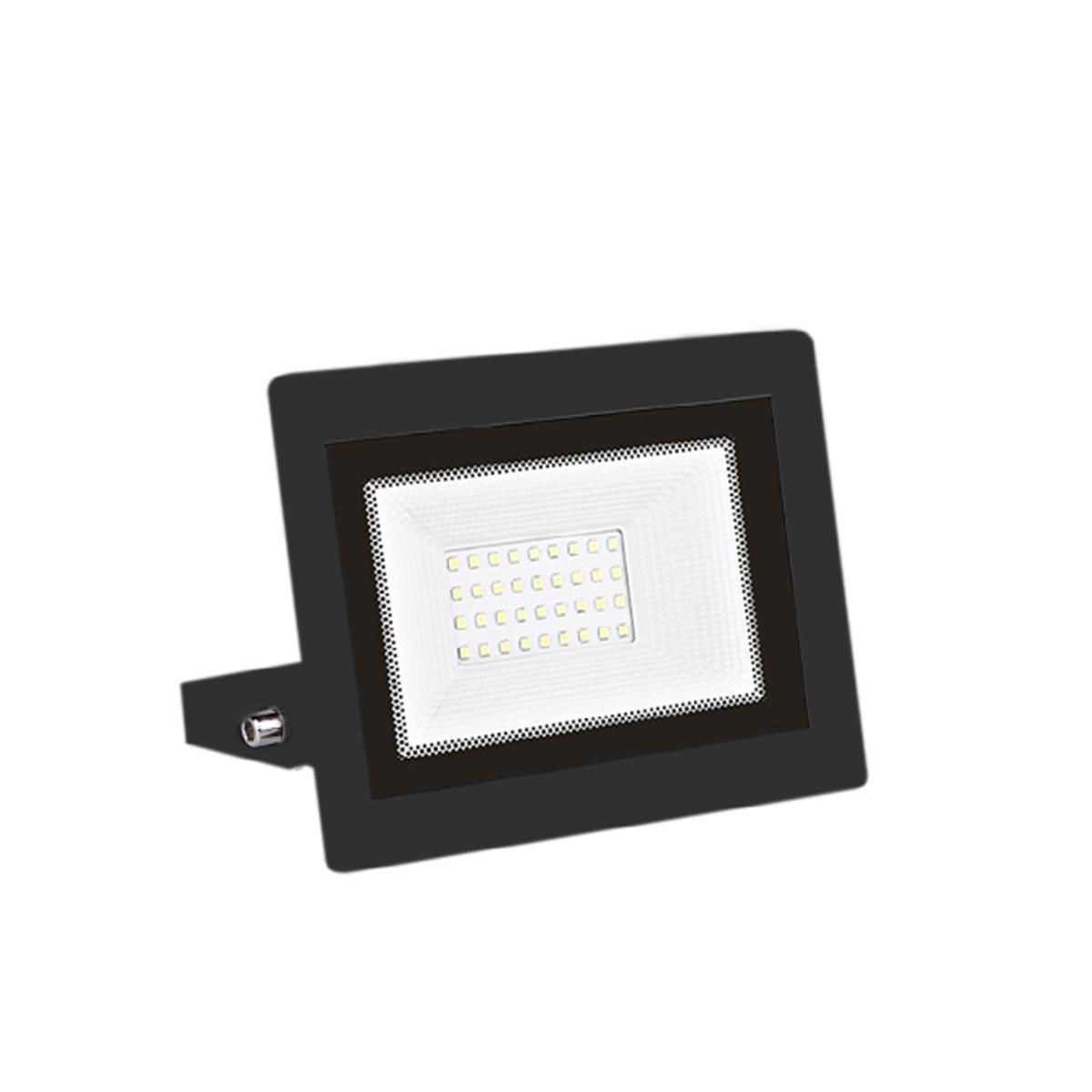 Projecteur LED Extérieur 30W IP65 Extra Plat NOIR