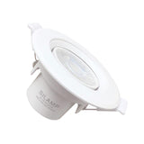 Spot LED Encastrable Orientable Rond Blanc 8W