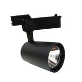 Spot LED sur Rail 30W 80° SMD Monophasé NOIR