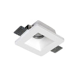 Support Spot GU10 LED Carré Blanc 120x120mm