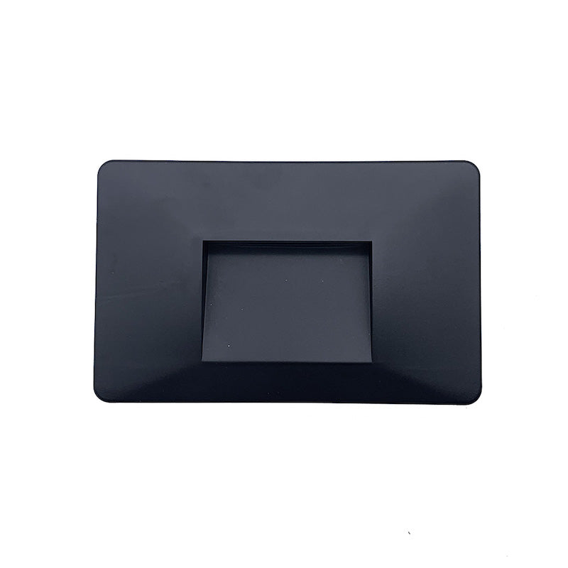 Balise LED saillie 3W 220V 120° Noire IP44 pour Escalier