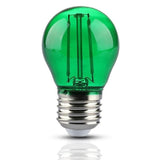 Ampoule LED E27 Filament 2W G45 Vert