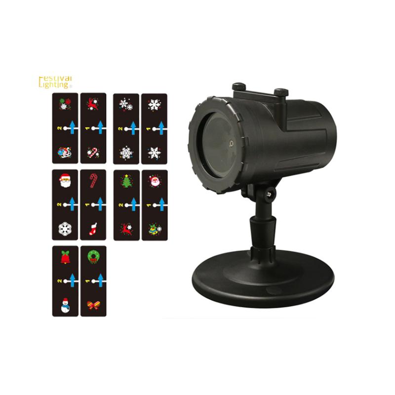 Projecteur de Noël LED sur Pied IP44 - 5 motifs