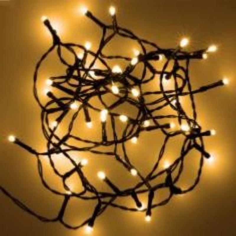 Guirlande Lumineuse Pro Connect 5m 50 LED Blanc Chaud Classique Câble –