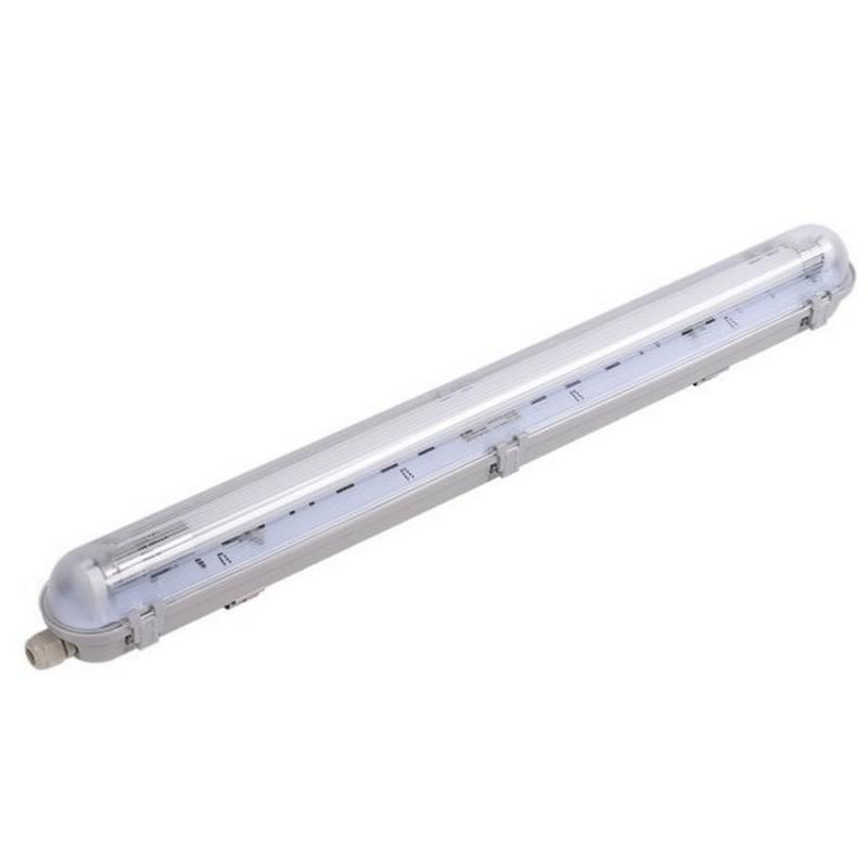 Kit de Réglette LED étanche + Tube Néon LED 60cm T8 9W
