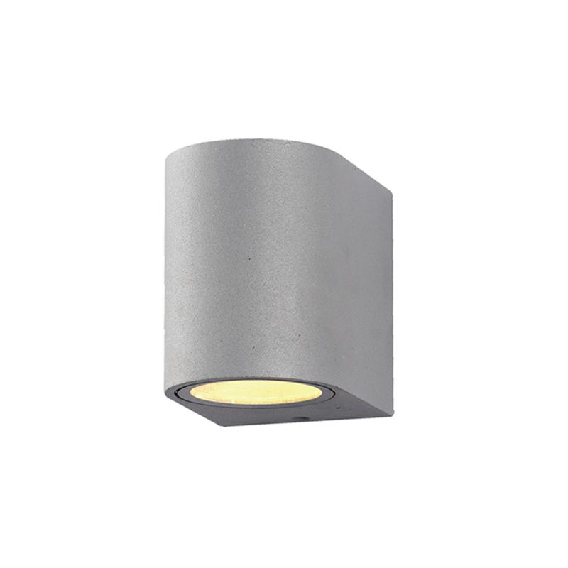 Applique Murale Argent LED IP44 pour Ampoule GU10