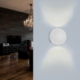 Applique Murale Blanche Design LED Double Faisceaux IP54 6W